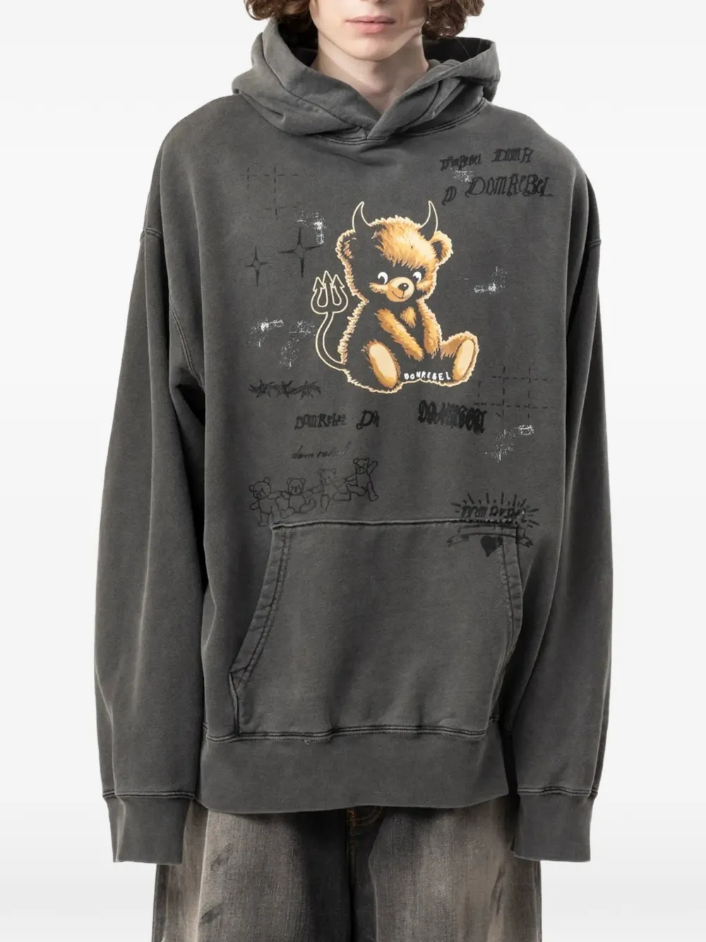 DOMREBEL Lil Dev graphic-print hoodie