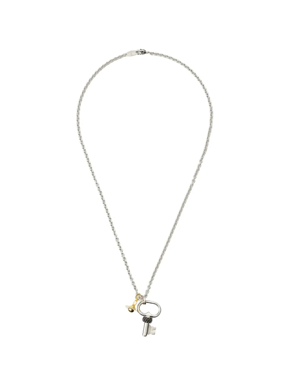 Vivienne Westwood Ovidio key-pendant necklace - Argento