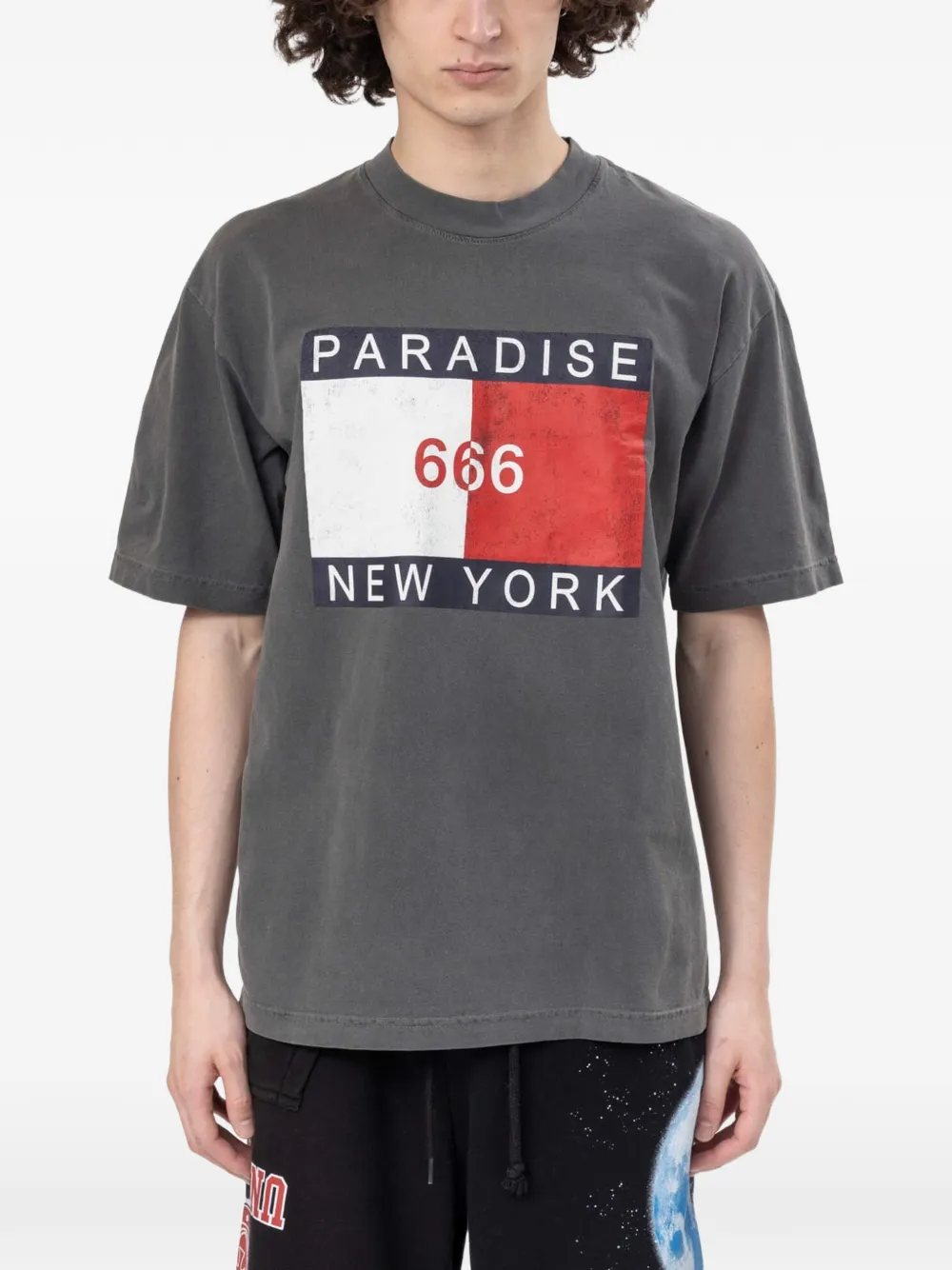 PARADISE NYC Hellfiger graphic-print T-shirt