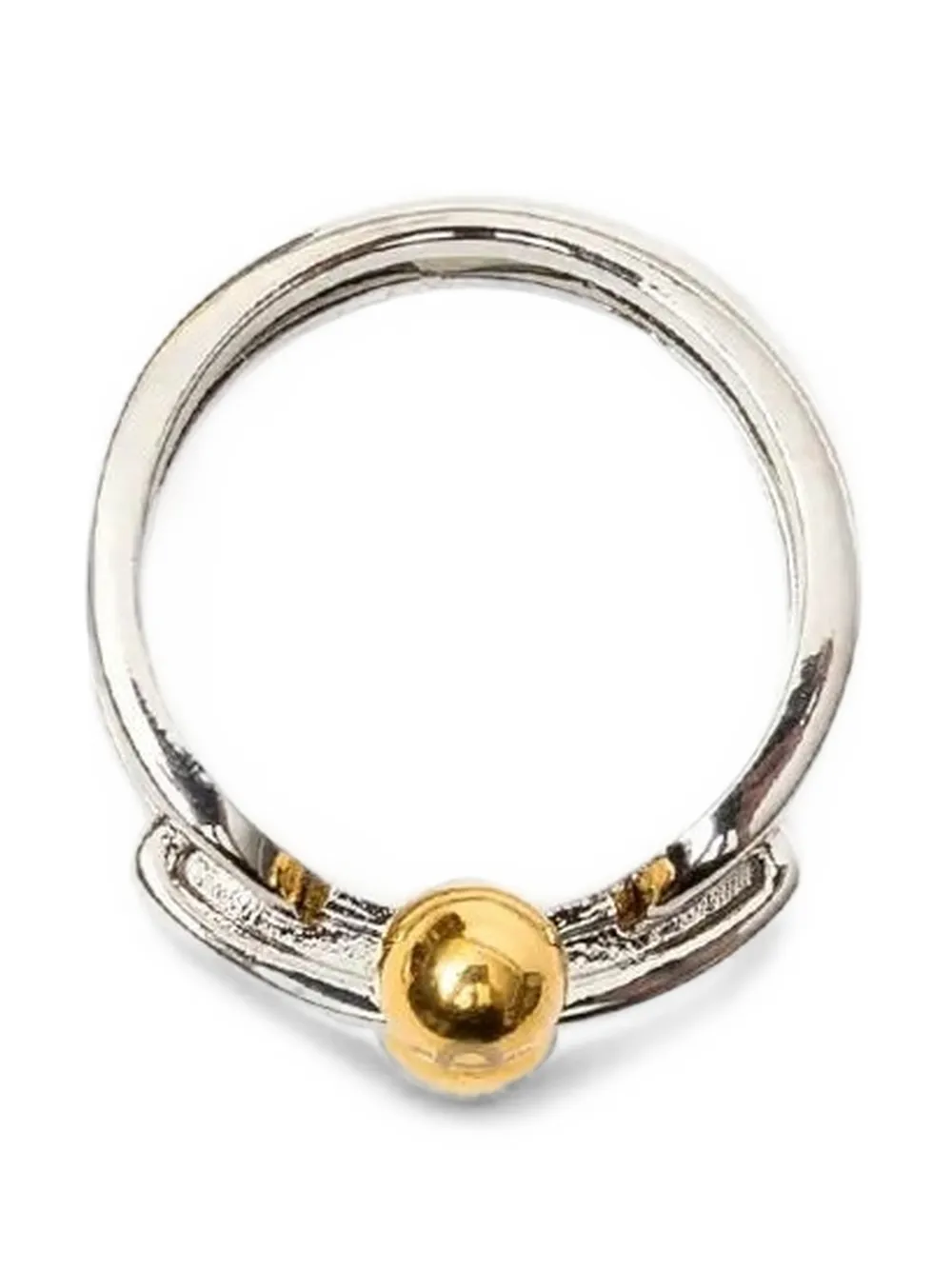 Casablanca C Link Sculptural Ring in Gold, view 4