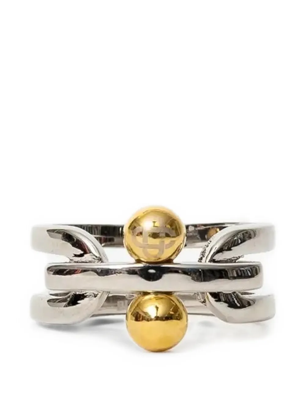 Casablanca C Link sculptural ring