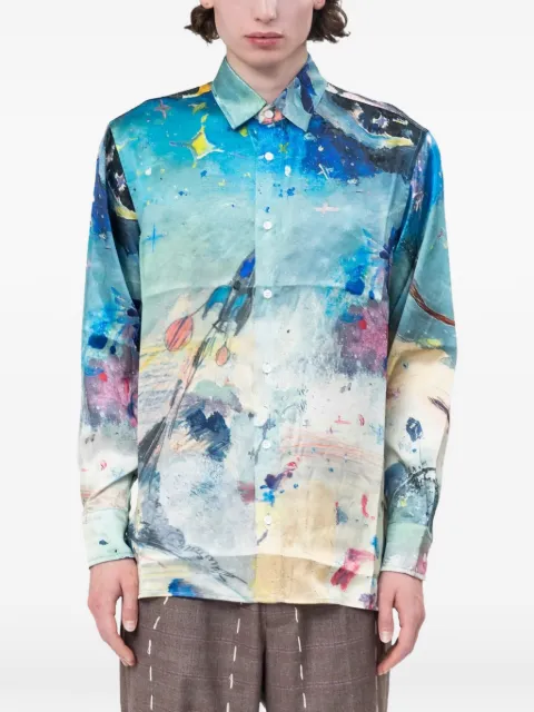 KidSuper Book Page silk shirt