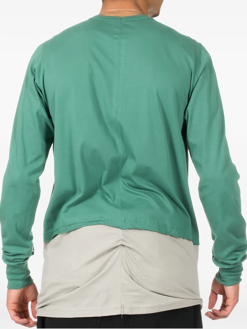 Rick Owens DRKSHDW layered T-shirt Groen