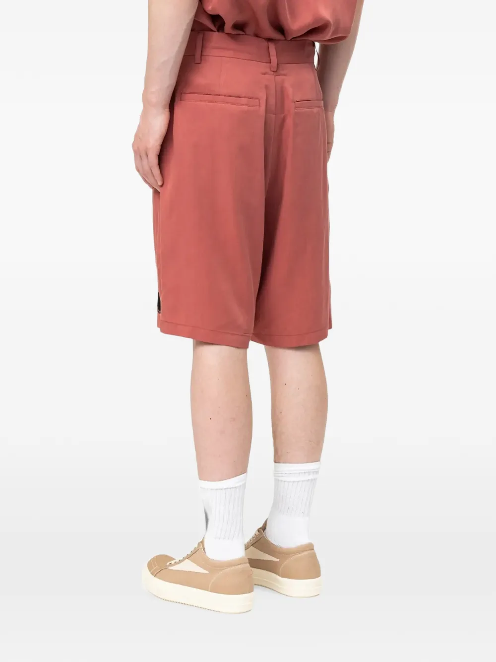 KidSuper Tecnacolor Dreams embroidered shorts Rood