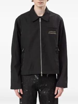 Lanvin Panelled Baseball Jacket | Blue | FARFETCH