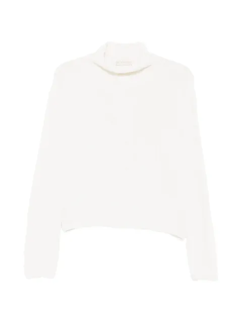 Intrecci cable-knit roll-neck sweater