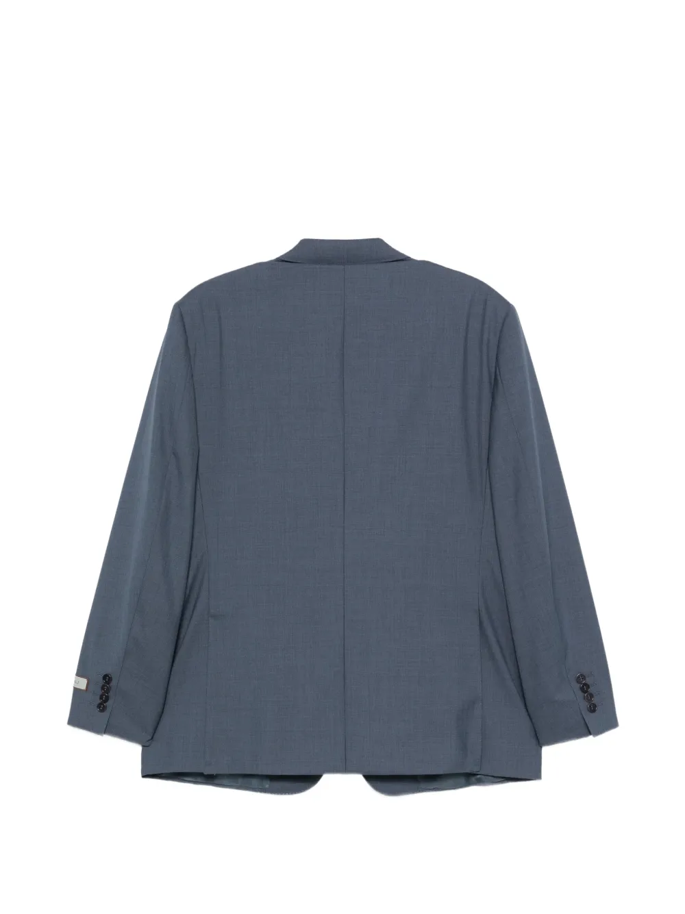 Canali single-breasted wool suit Blauw