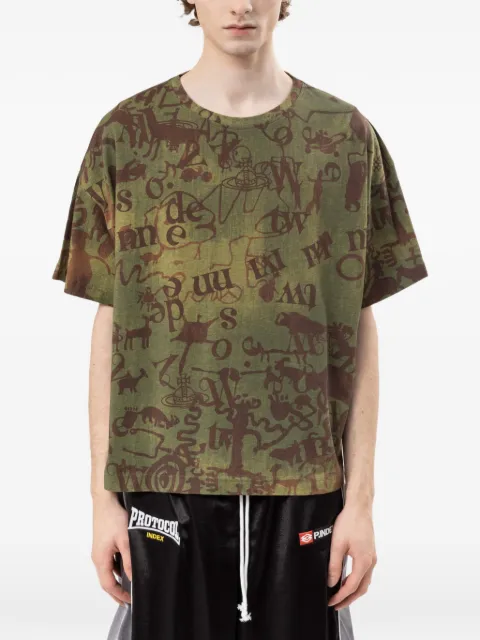Vivienne Westwood oversize T-shirt med grafisk tryk