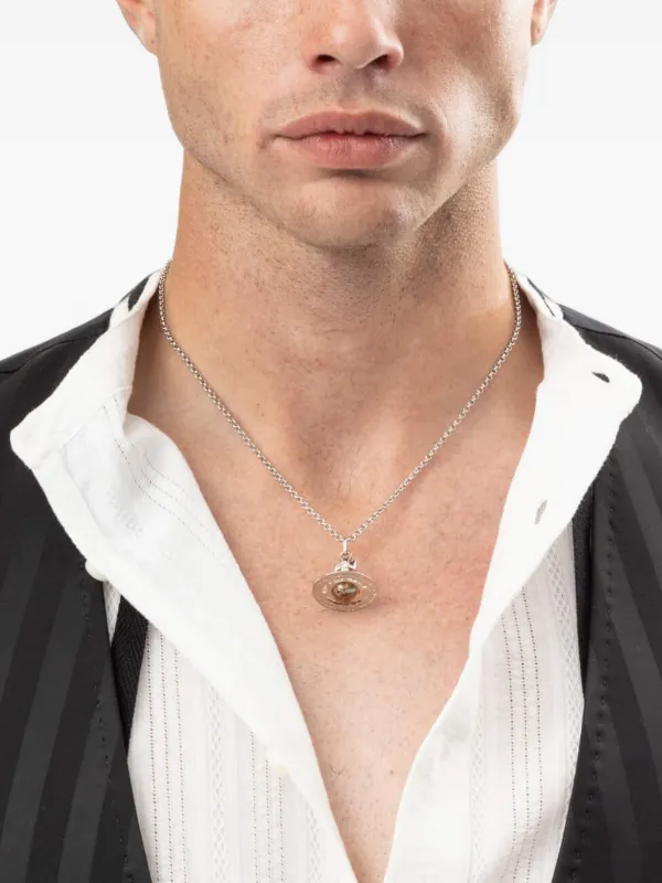 Vivienne Westwood Tiny Orb Pendant Necklace | Silver | FARFETCH