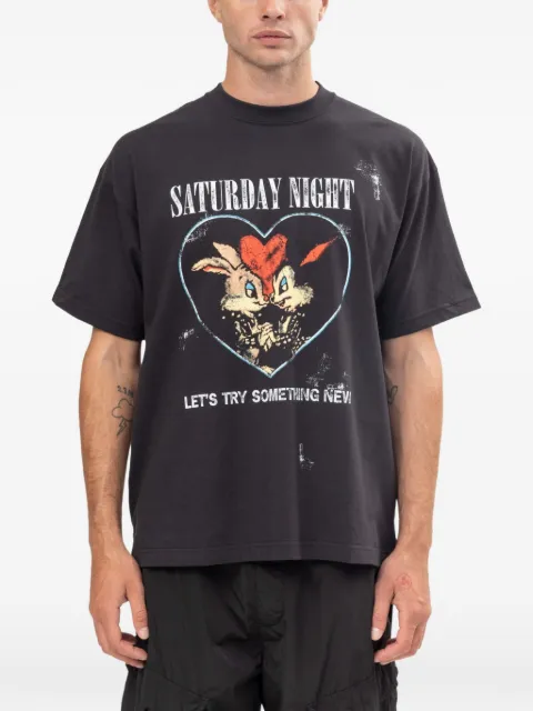 DOMREBEL Saturday graphic-print T-shirt