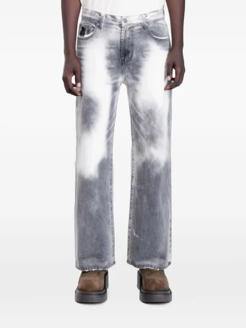 KidSuper Doves patch-detail straight-leg jeans