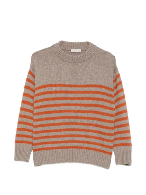Intrecci horizontal-stripe sweater