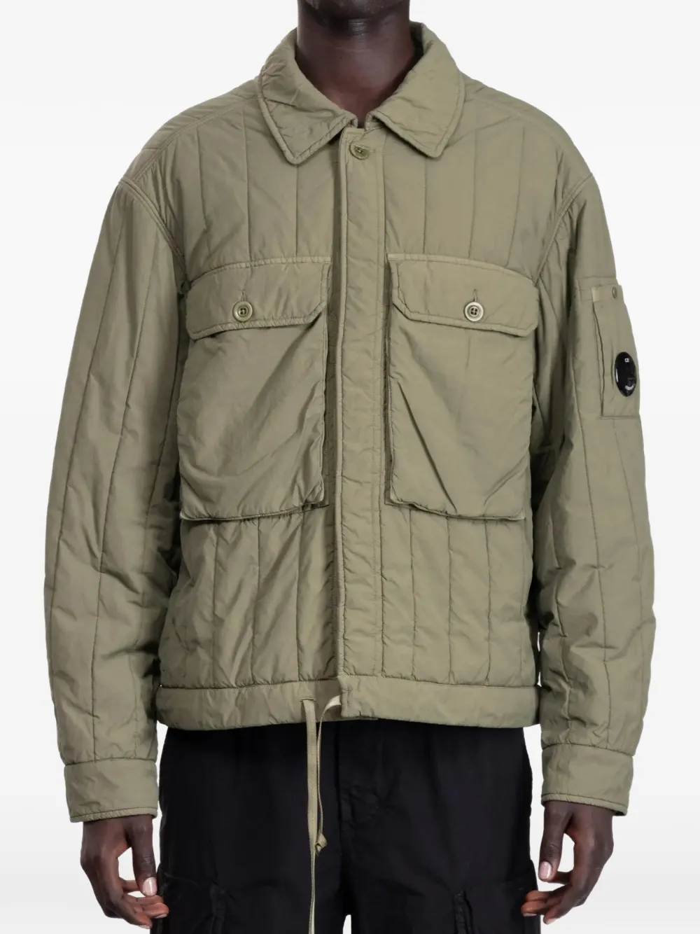 C.P. Company Lens-detail padded jacket