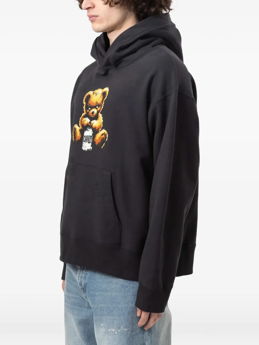 DOMREBEL Treats graphic-print hoodie Zwart
