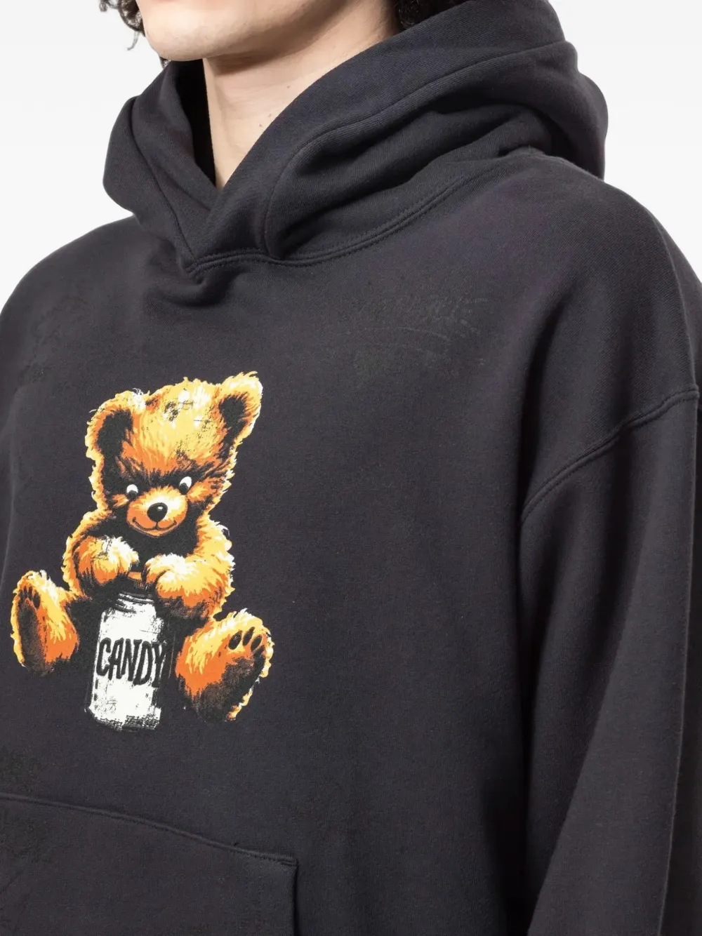 DOMREBEL Treats graphic-print hoodie Zwart