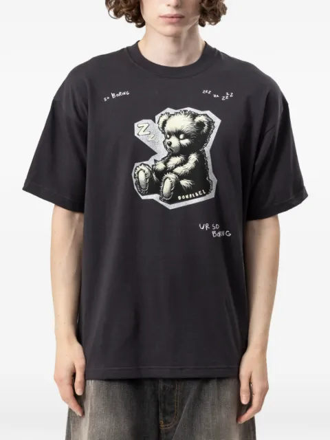 DOMREBEL ZZZ Bear graphic-print T-shirt