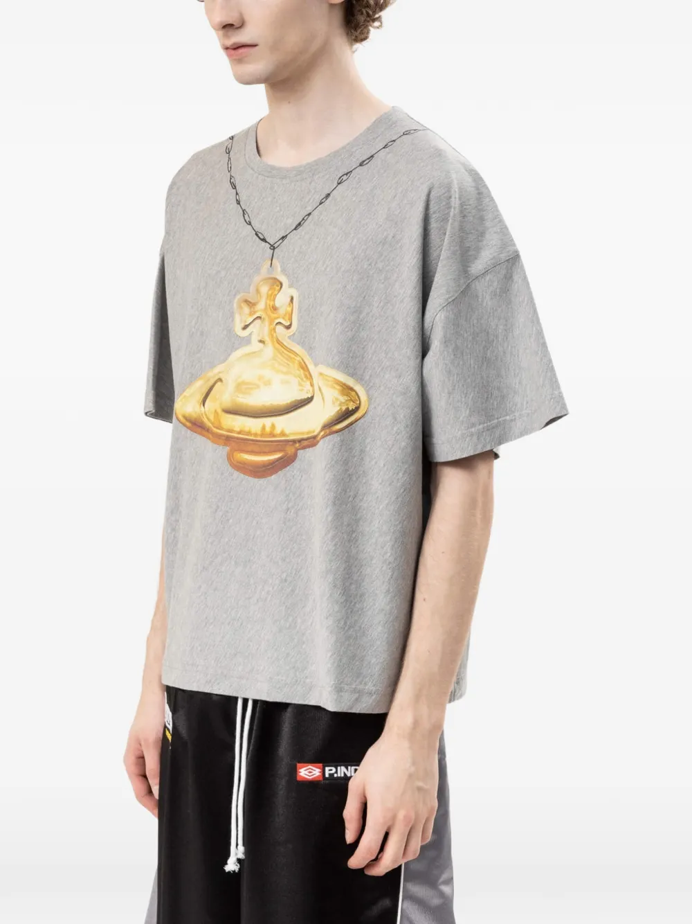 Vivienne Westwood Gold Orb T-shirt Grijs