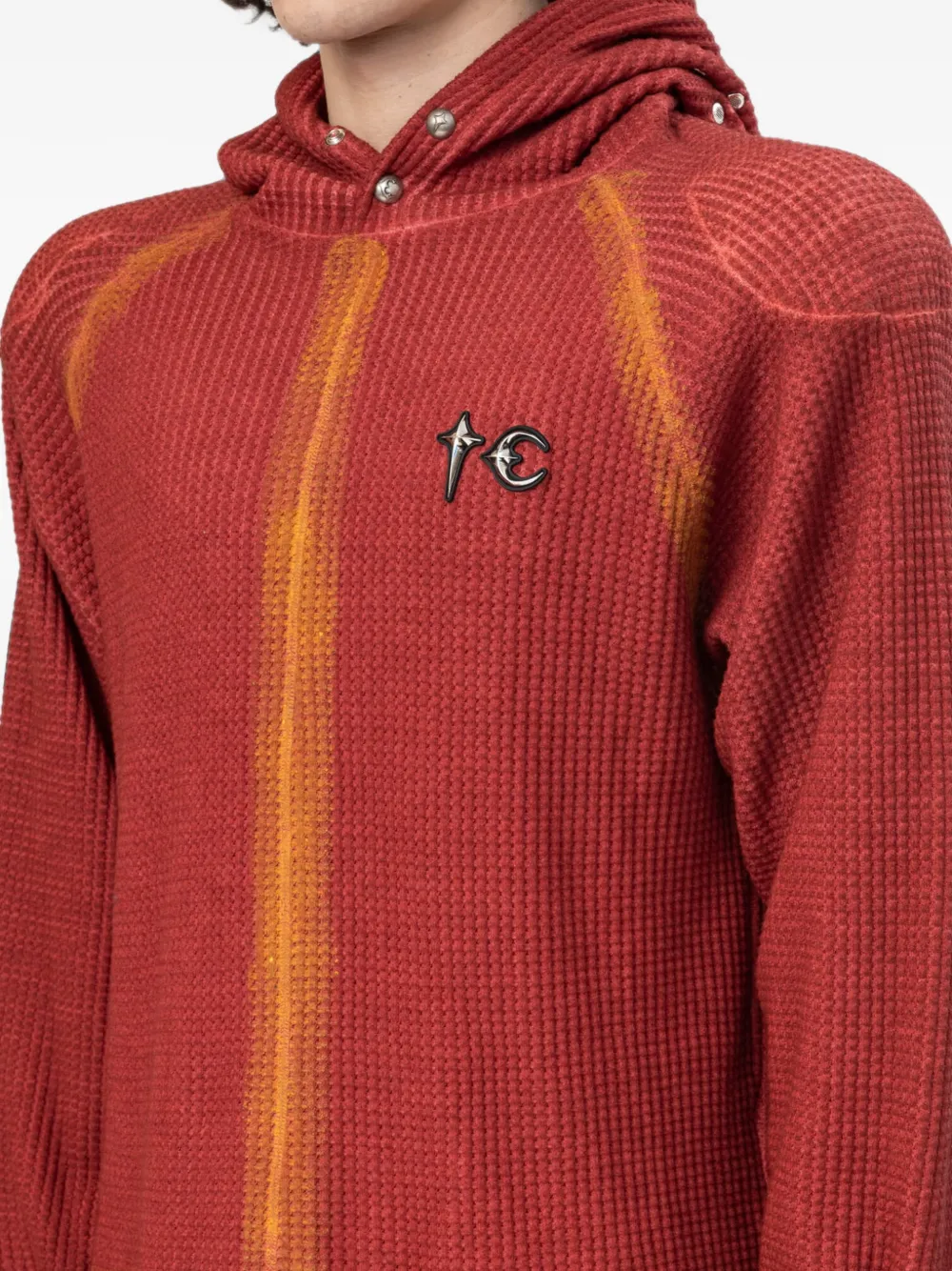 THUG CLUB Bulk Shoulder hoodie Rood
