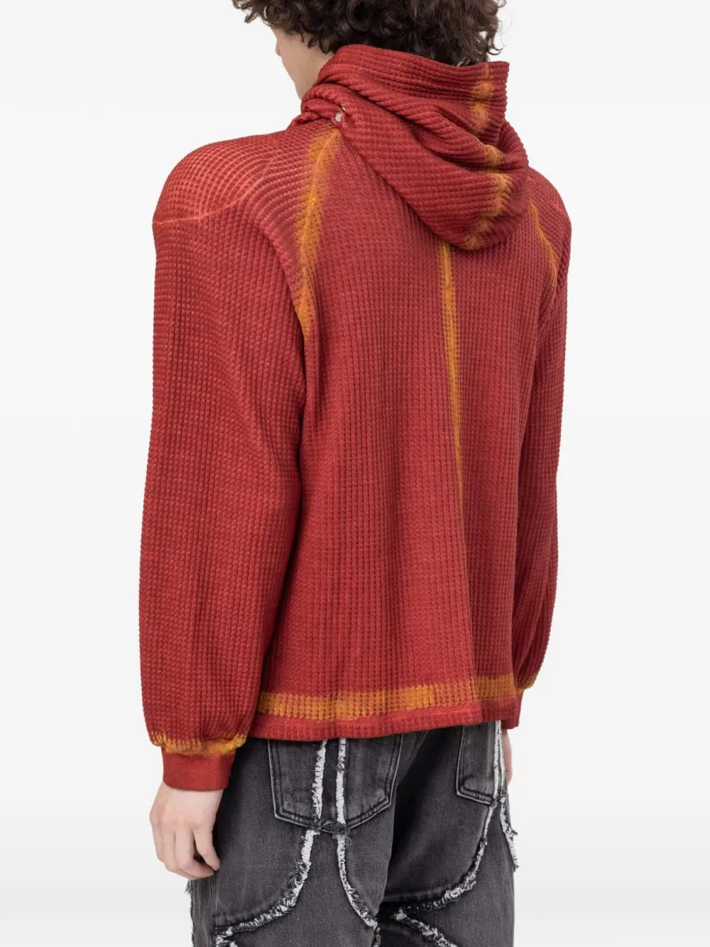 THUG CLUB Bulk Shoulder hoodie Rood
