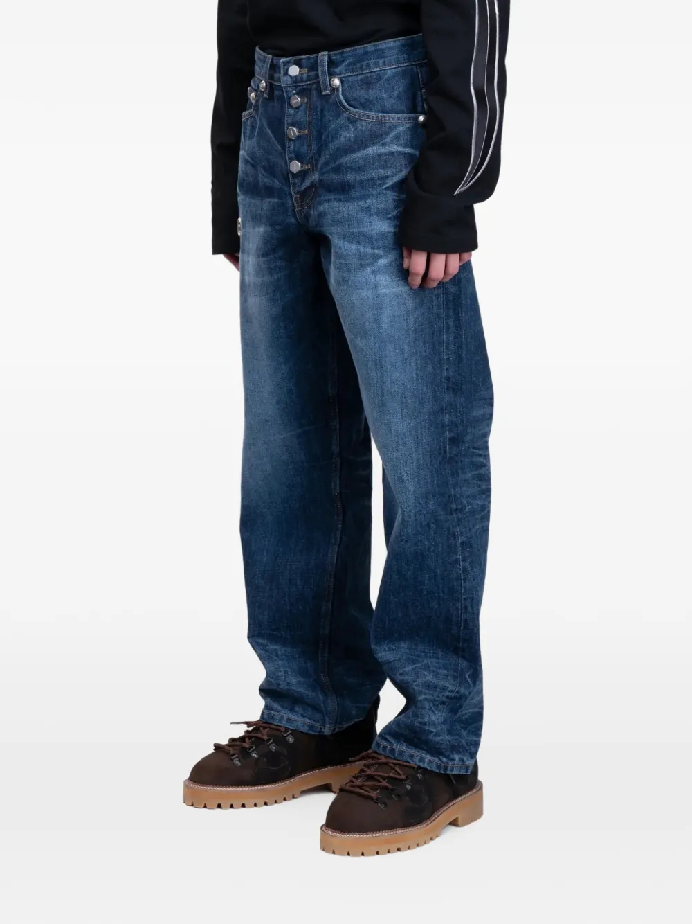 THUG CLUB Naval Warfare jeans Blauw