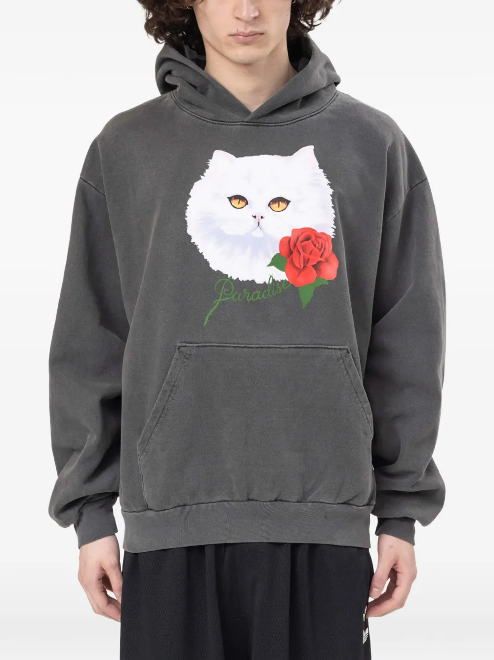 PARADISE NYC Purradise graphic-print hoodie
