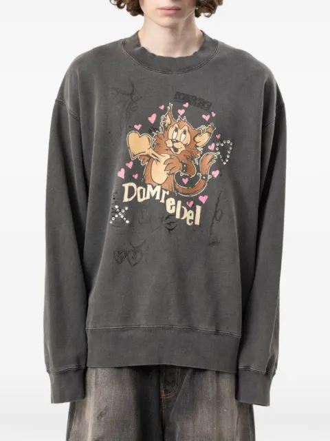 DOMREBEL Boom crystal-embellished sweatshirt