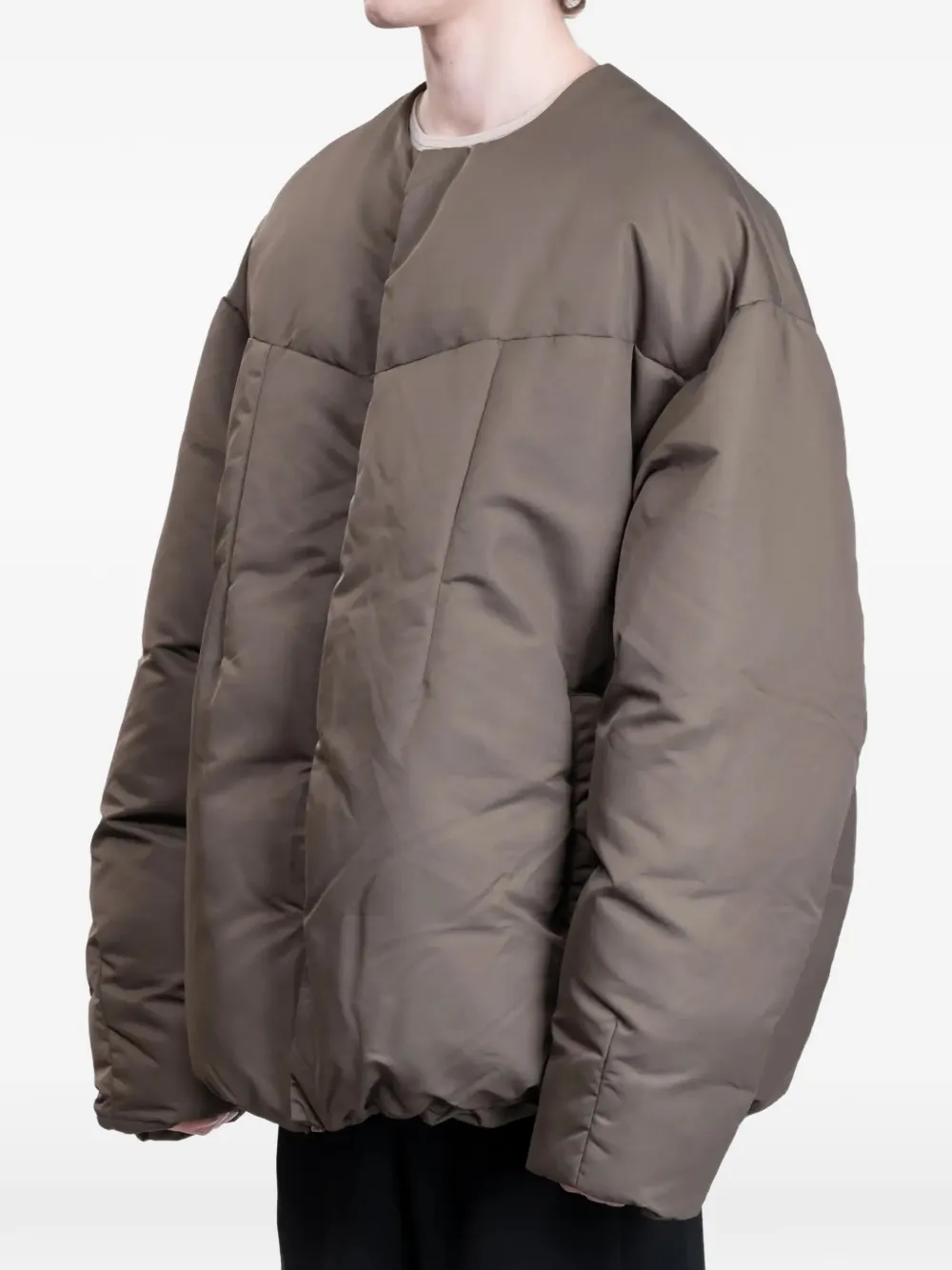 ENTIRE STUDIOS Pod oversized donsjack Groen