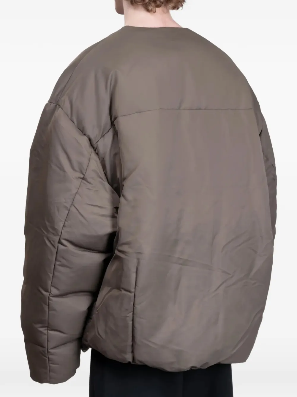 ENTIRE STUDIOS Pod oversized donsjack Groen