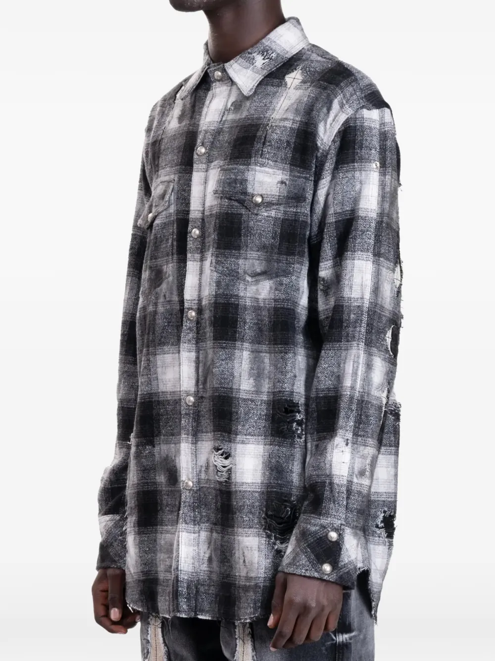 THUG CLUB Angels Damaged shirt Zwart