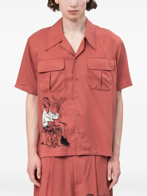 KidSuper Tecnacolor Dreams embroidered shirt