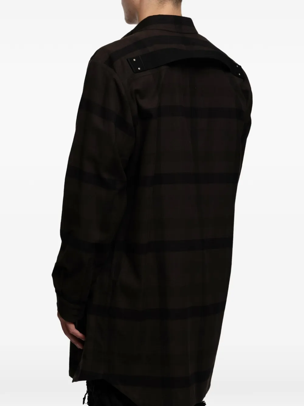 Rick Owens Jumbo Fogpocket shirt Bruin