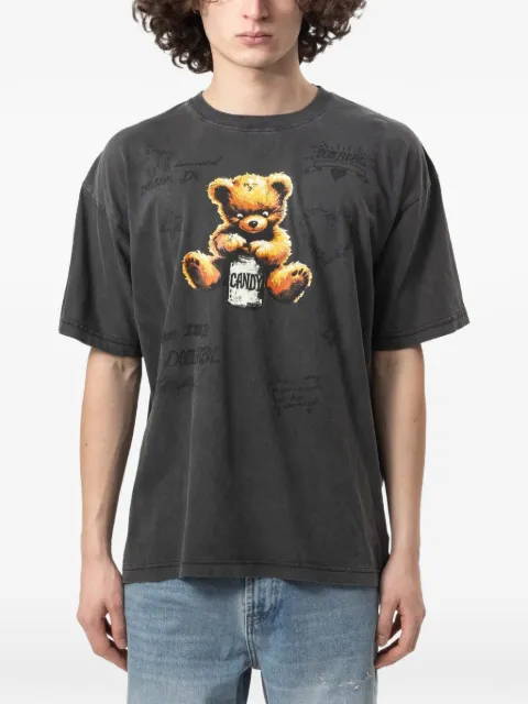 DOMREBEL Treats teddy-bear candy-print T-shirt