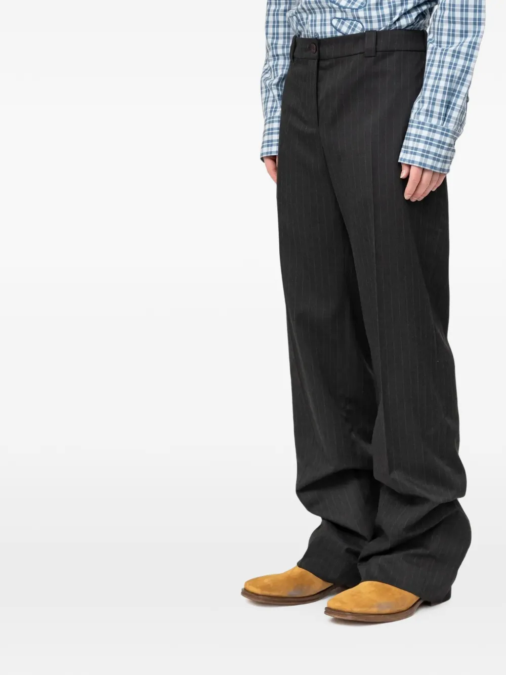 AVAVAV Petra Sharpei pinstripe trousers Grijs