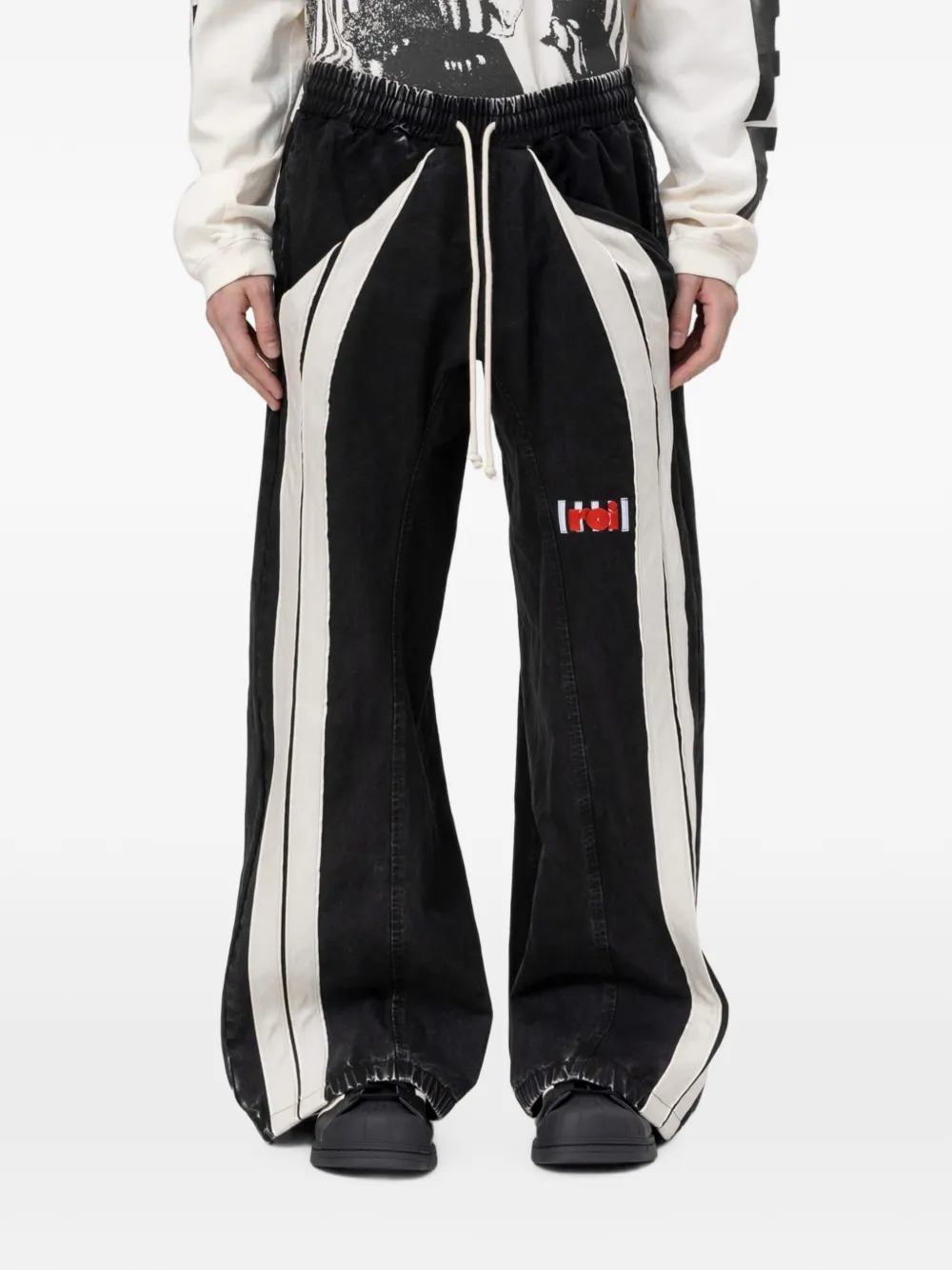 RRR123 Apocrypha Trappist wide-leg trousers