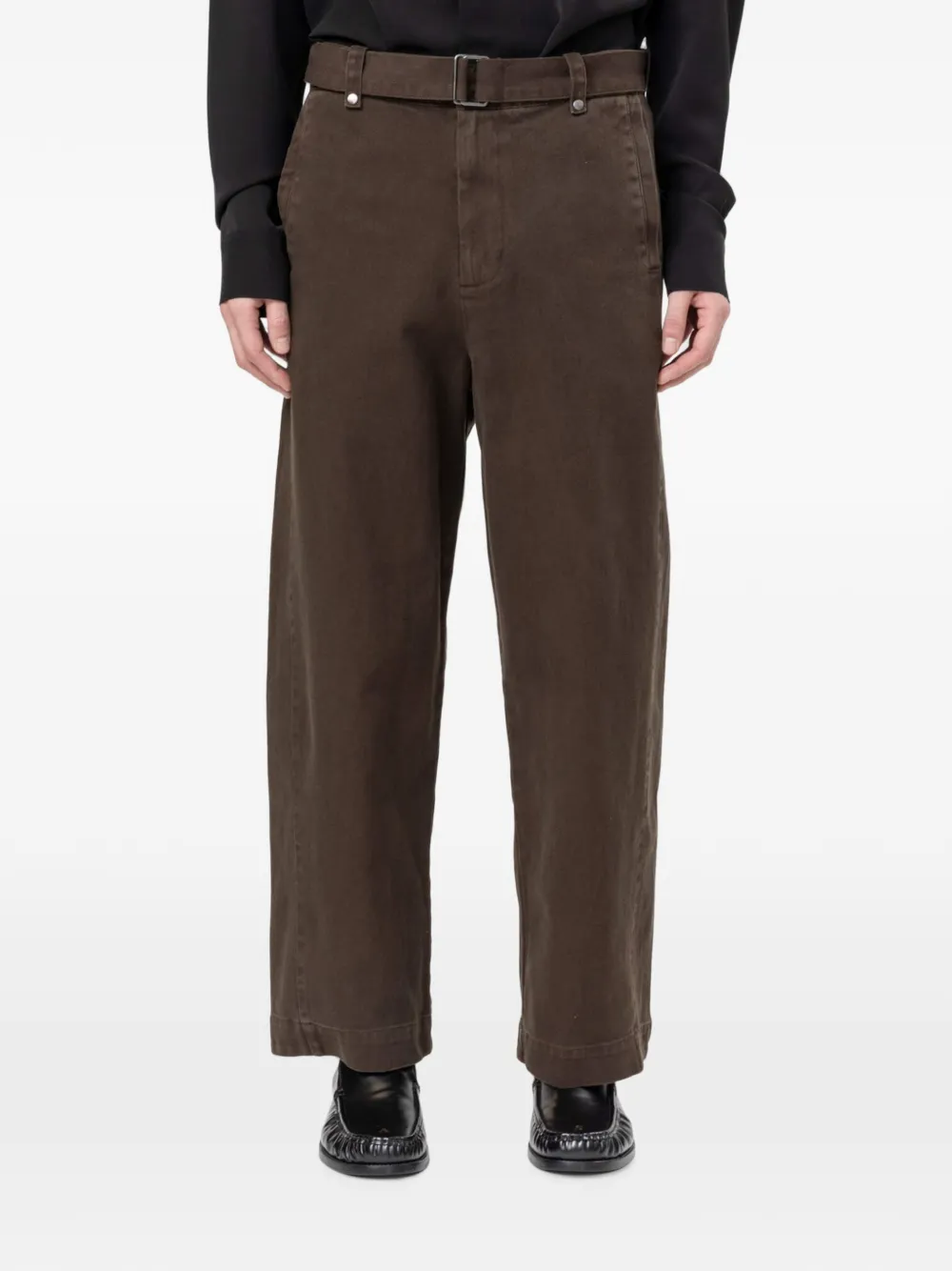 Entire Studios Gully Straight-leg Jeans In Brown