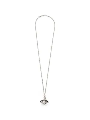 Dolce & Gabbana logo-plaque dog-tag Necklace | Silver | FARFETCH UK