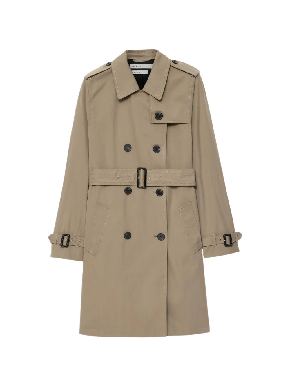 AllSaints Trench doppiopetto Leonard - Marrone