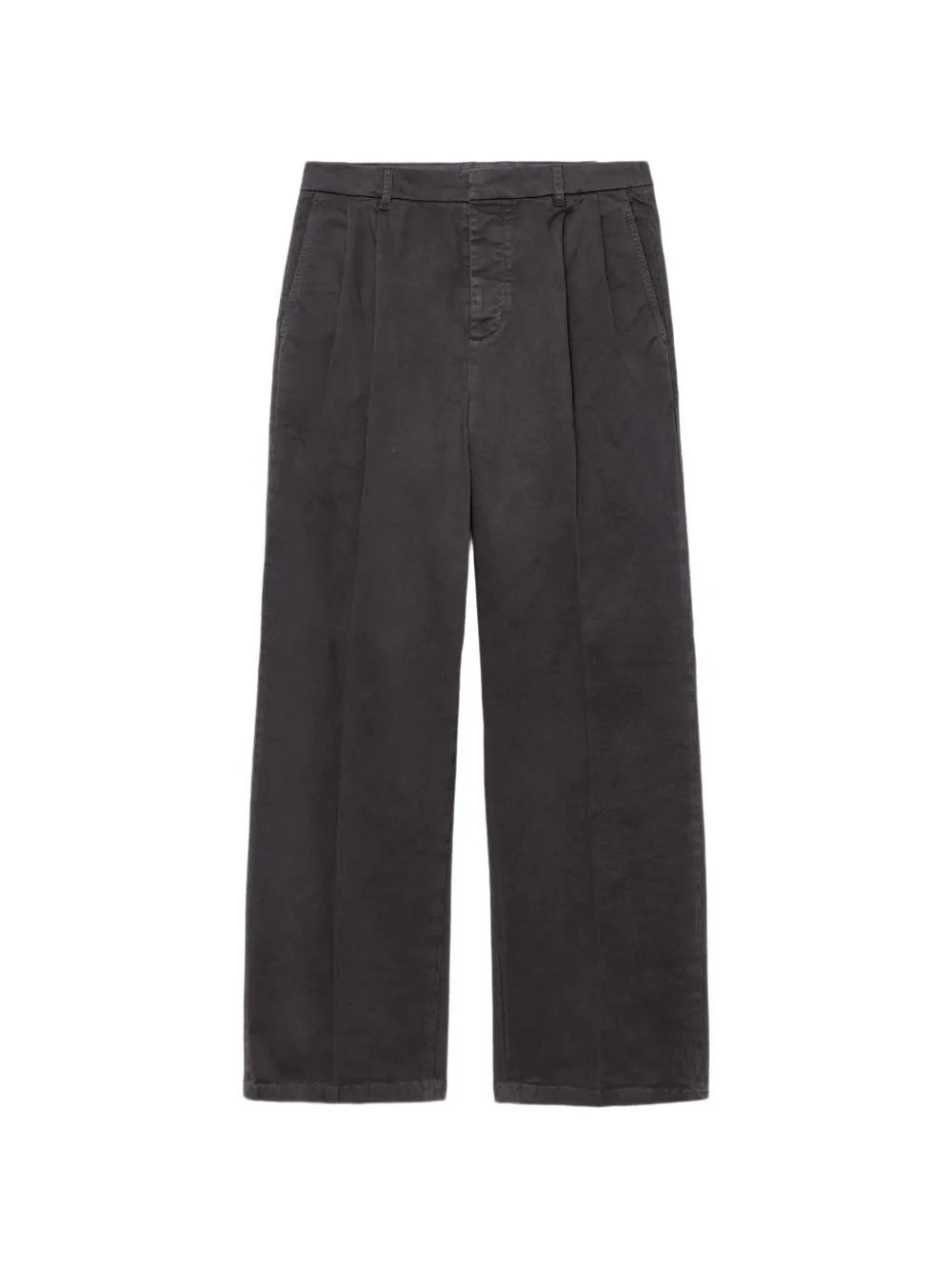 AllSaints pantalon Aston droit à plis - Gris AllSaints pantalon Aston droit à plis - Gris
