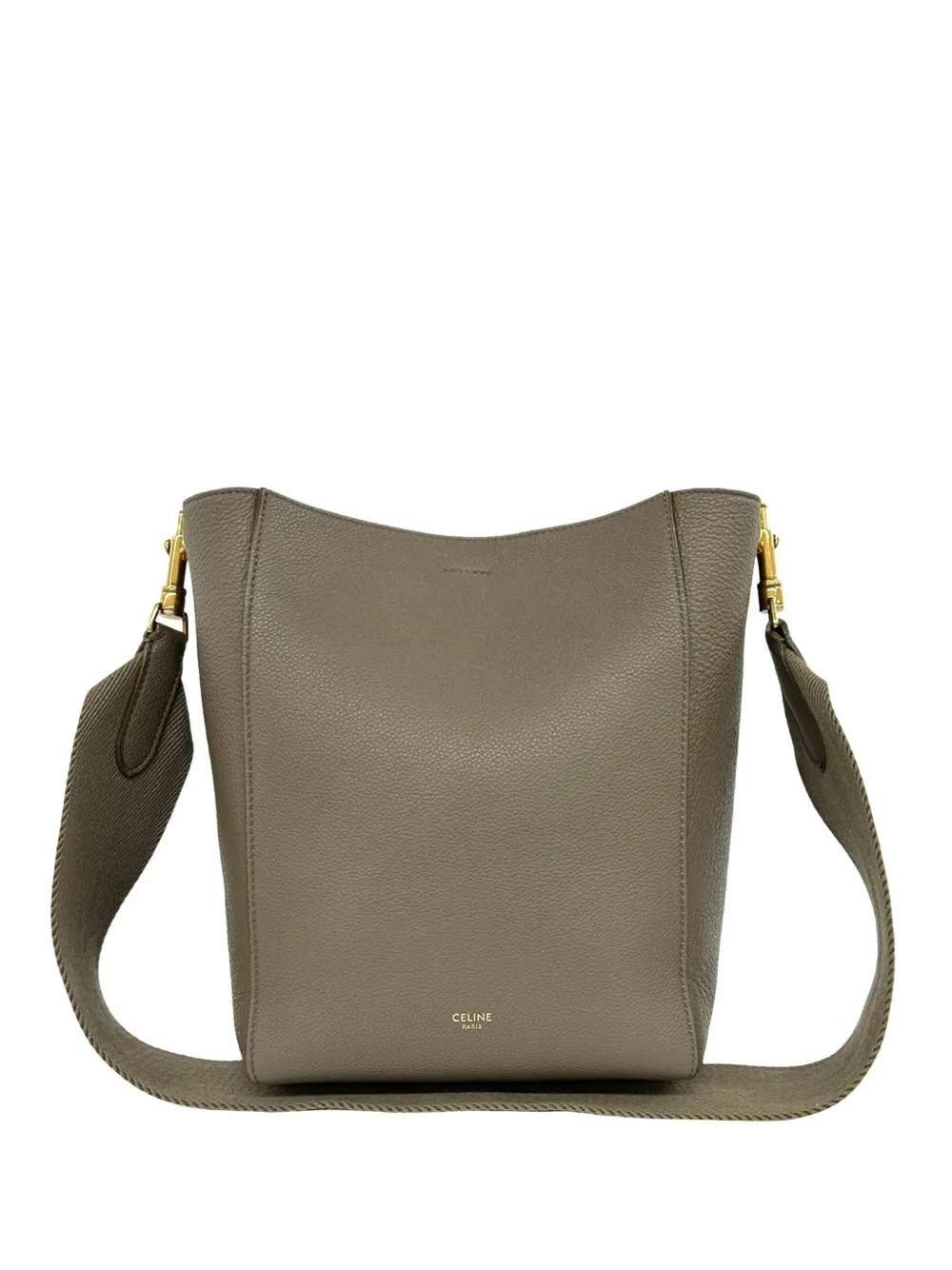 Celine Pre-Owned 2020 Small Sangle Seau shoulder bag - Marrone