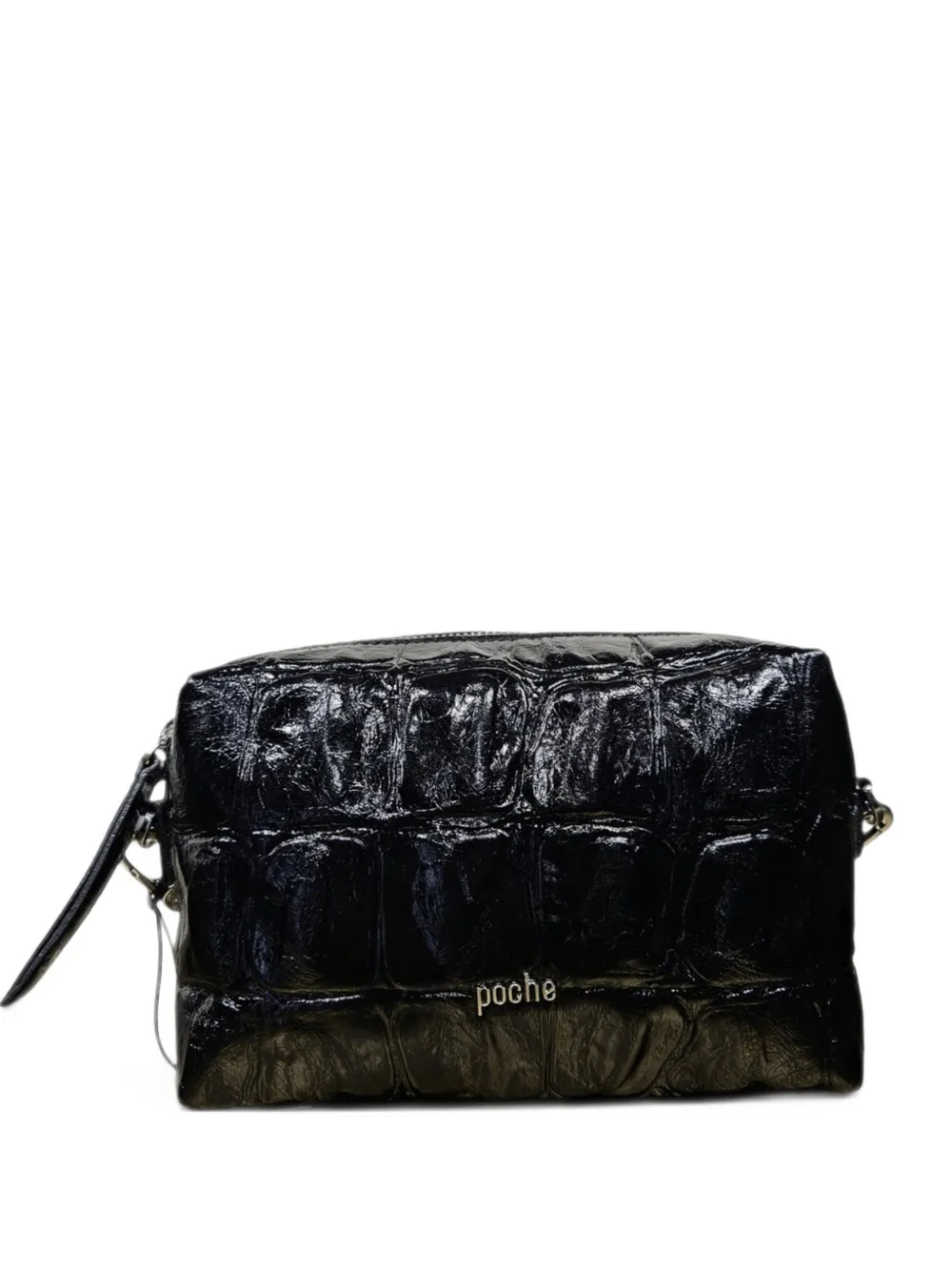 Poche Paris Torba crocodile-effect clutch bag