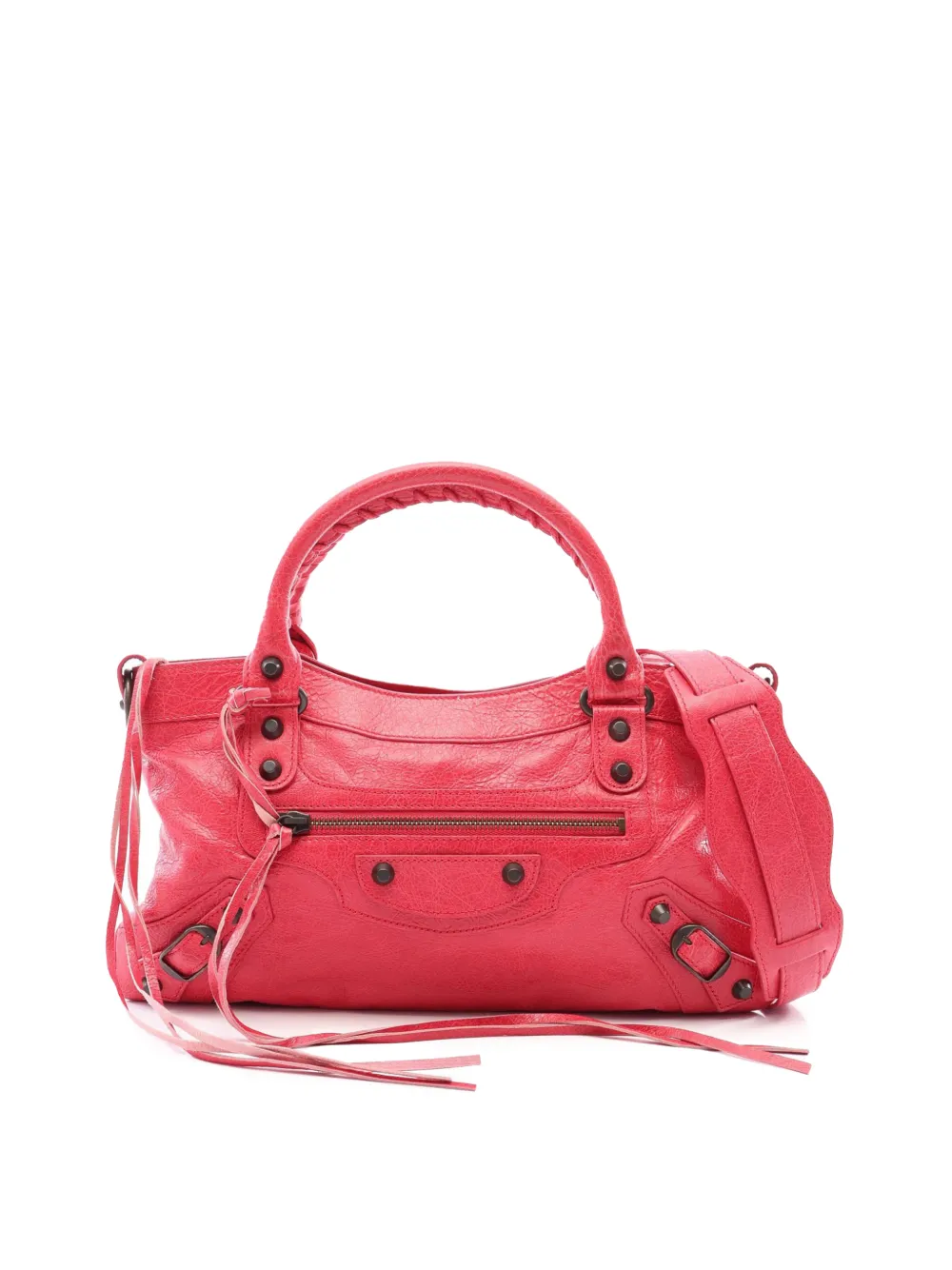 Balenciaga Pre-Owned 2012 Classic First Satchel-Tasche aus Lammleder - Rosa