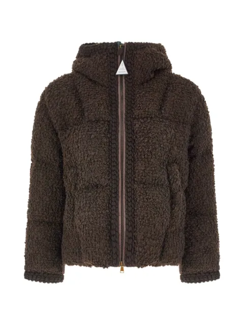 Moncler quilted shearling-effect jacket