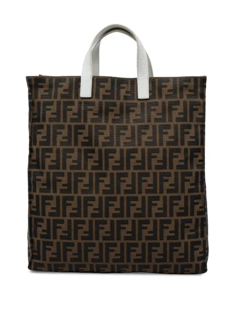 Fendi Pre-Owned 2000-2010 Zucca Canvas Shopping tote bag