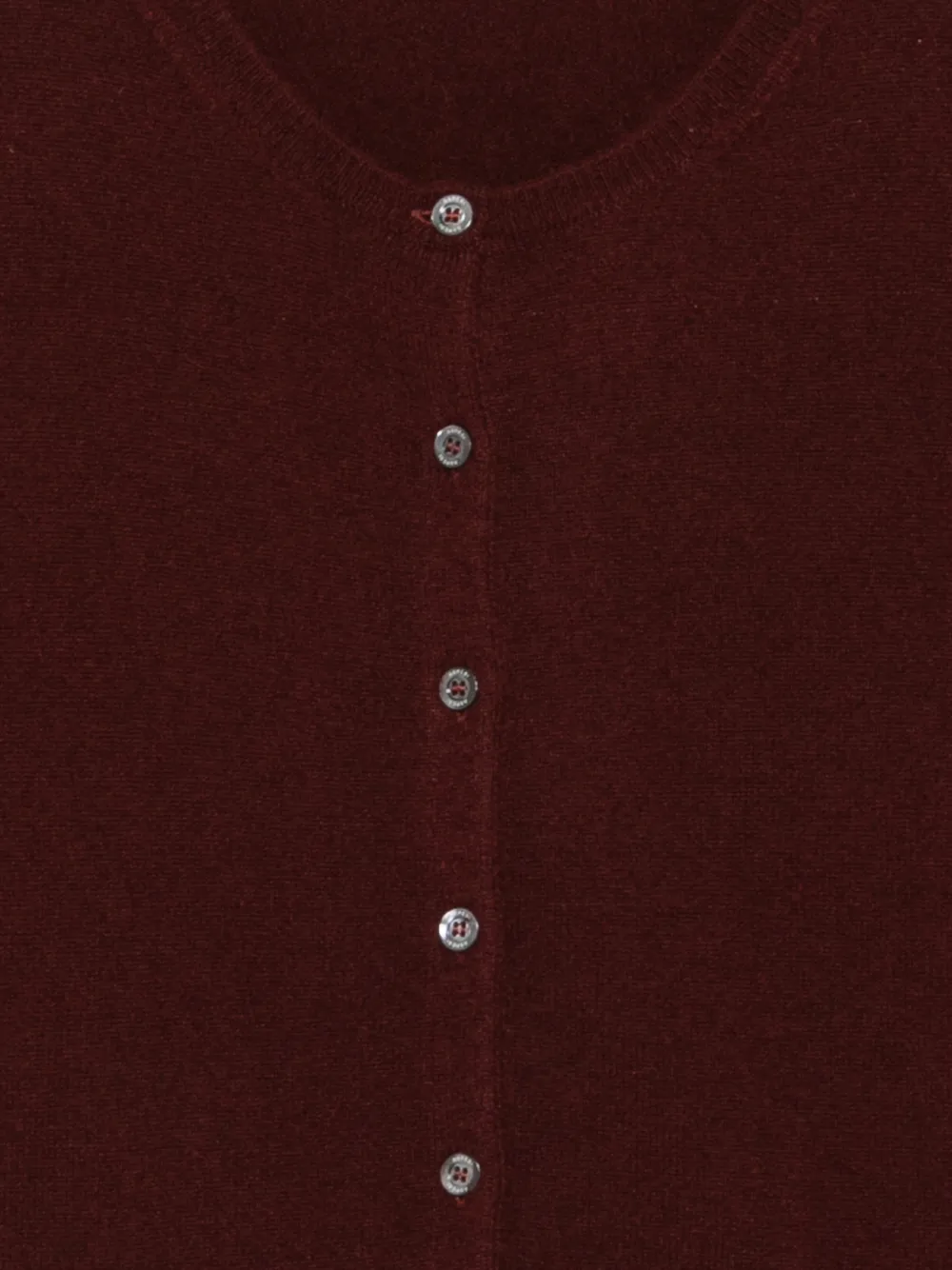 ASPESI Button-up vest Rood