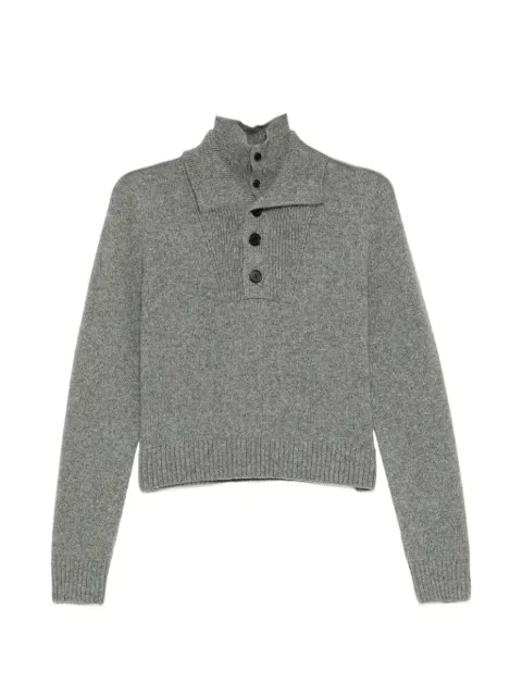 Keisukeyoshida logo-patch sweater