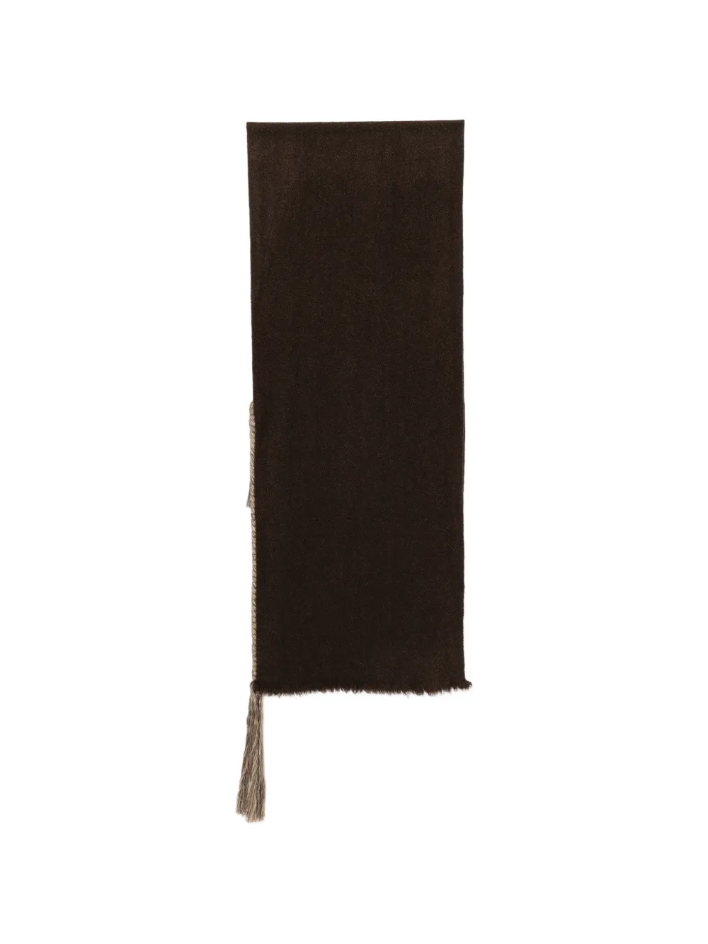 NORLHA Nomad braided skinny scarf - Braun