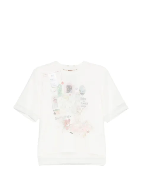MOTOGUO graphic-print T-shirt