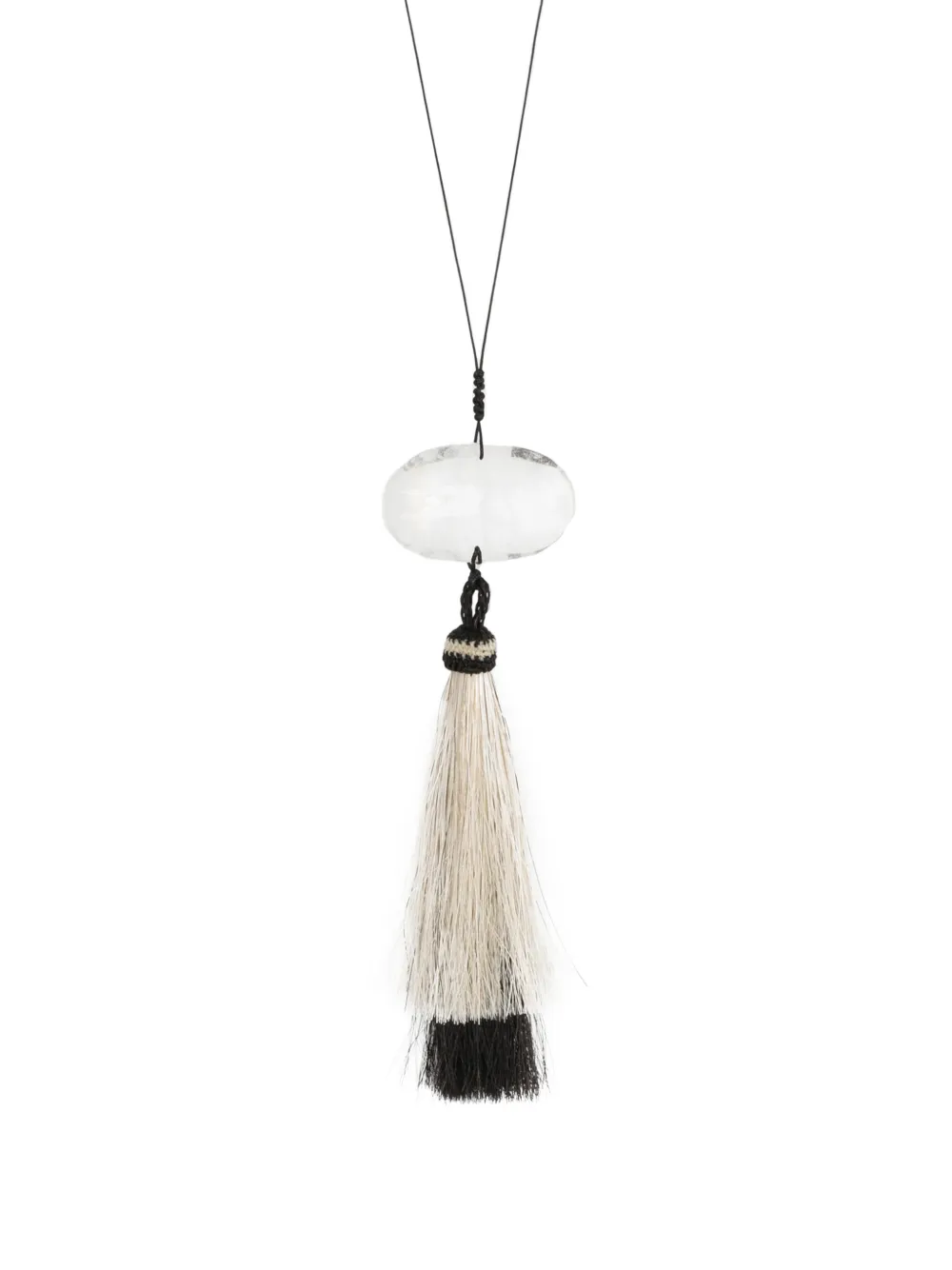 Chén Sifān tassel-detail necklace - Nude