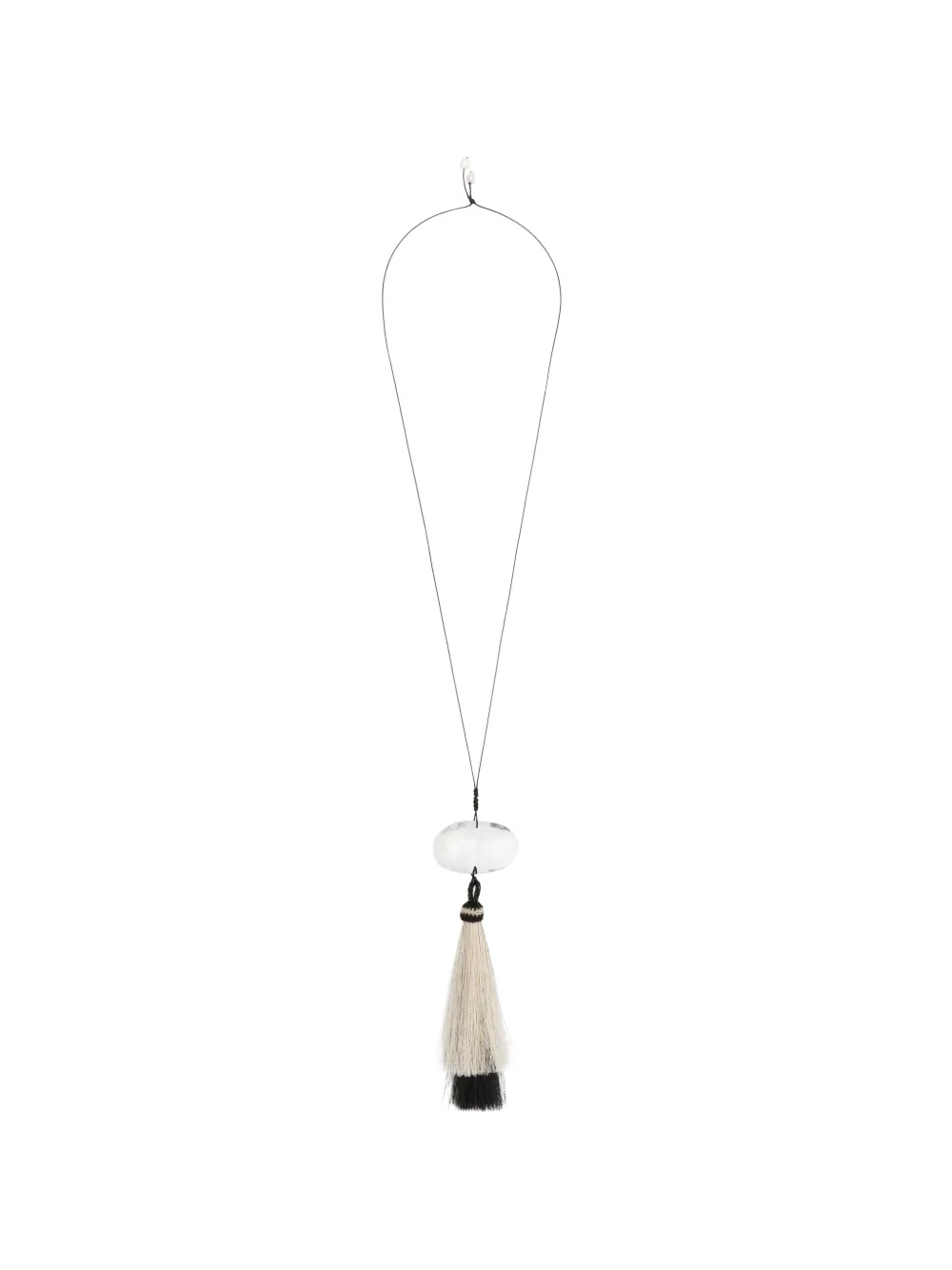 Chén Sifān tassel-detail necklace - Toni neutri