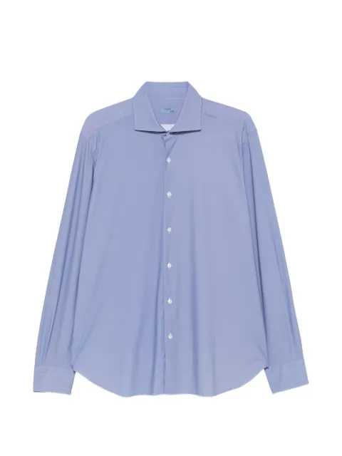 Barba spread-collar button-down shirt